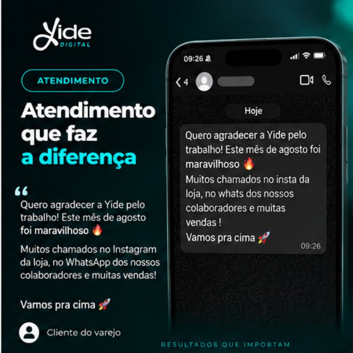 Feedback de cliente do varejo: agosto maravilhoso, muitos chamados e muitas vendas