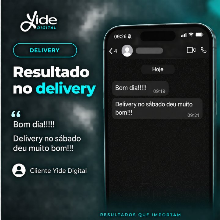 Feedback de cliente: delivery no sábado deu muito bom